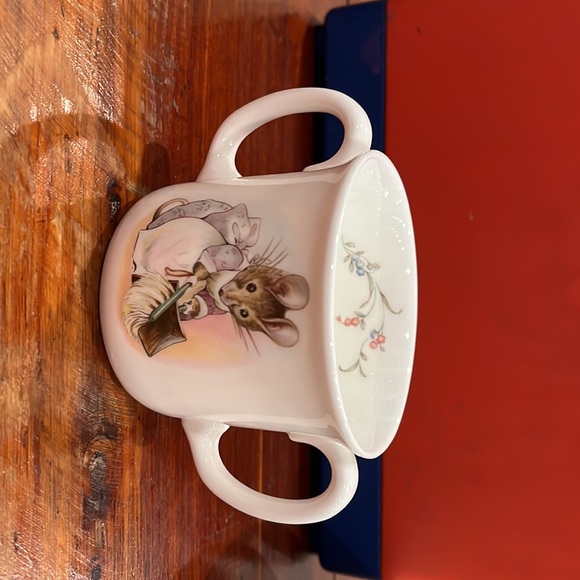 Beatrix Potter Royal Albert Mr Jeremy Fisher bowl and Hunca Munca cup. - Picture 3 of 3